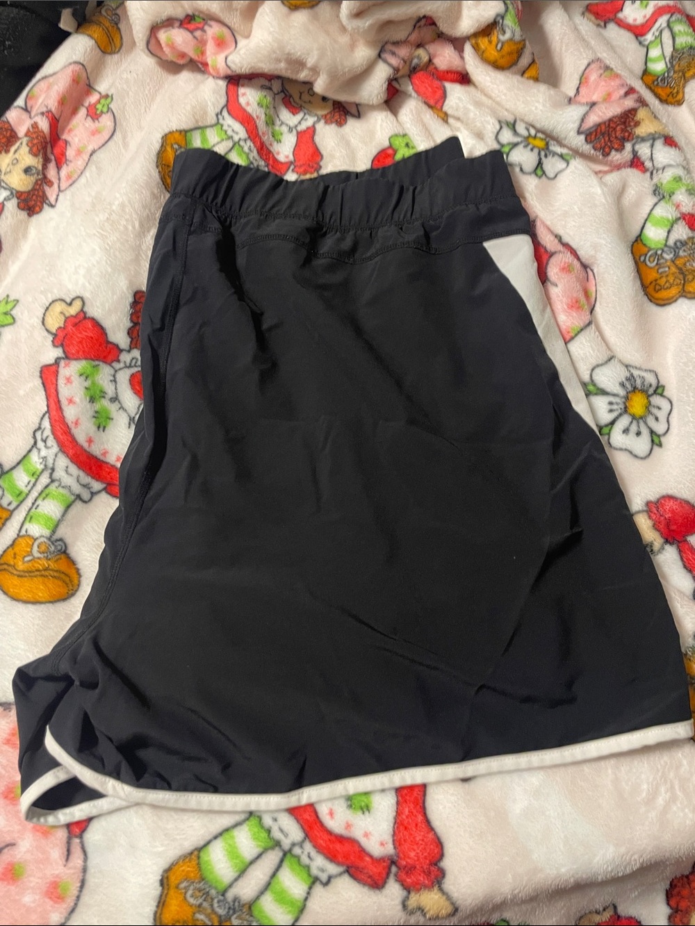 LIVI Black and White Athletic Shorts